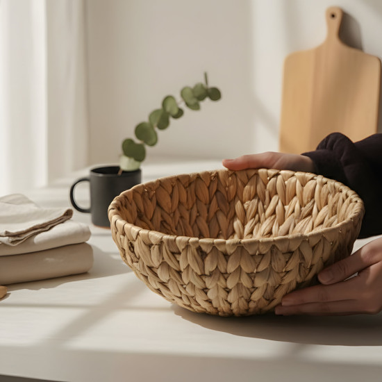 Straw Basket - 3 Pcs